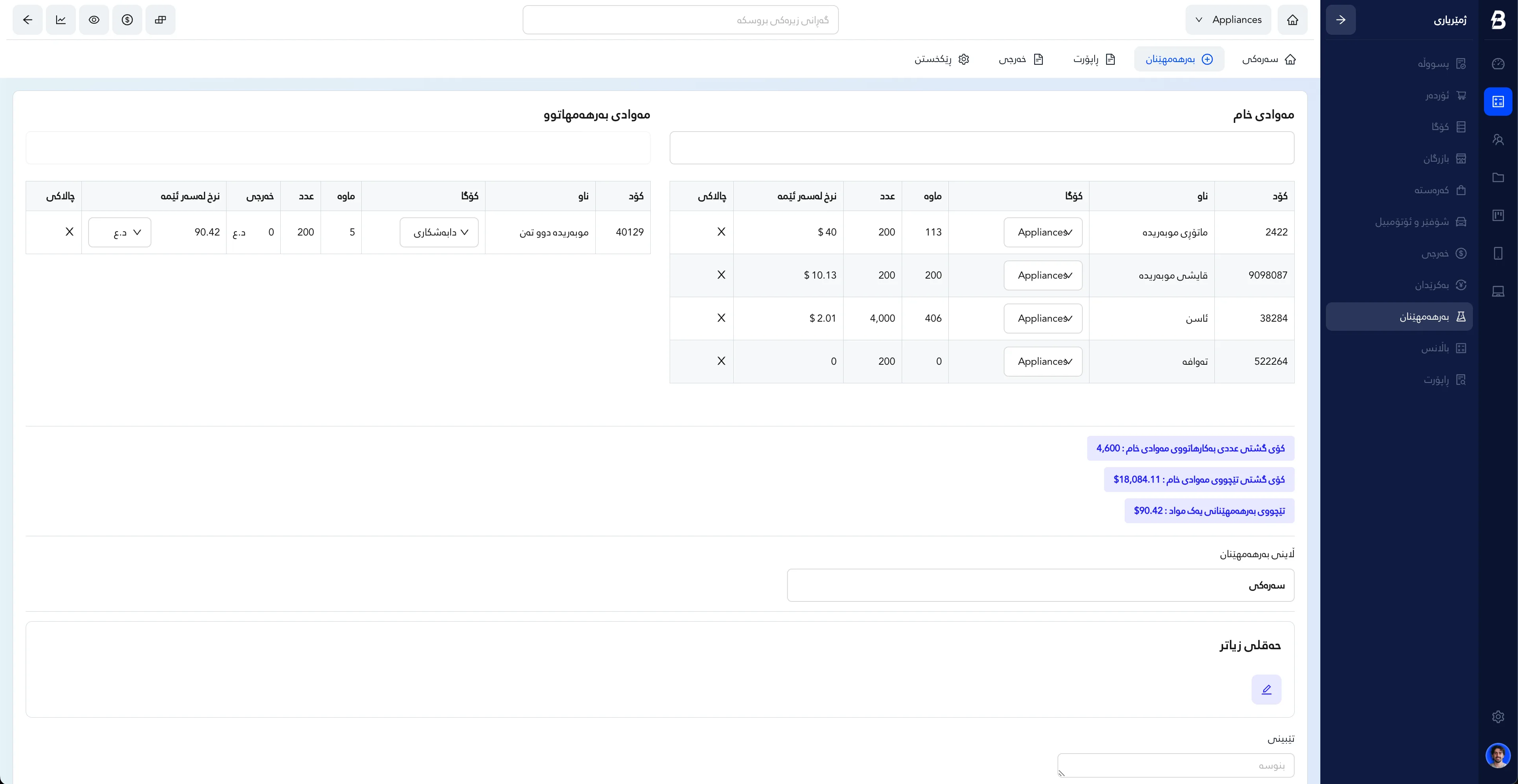 چاودێریی باتچ و بەسەرچوون بۆ بزنسەکانی FMCG